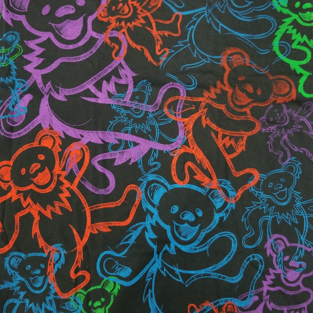 Grateful Dead Dancing Rainbow Bears Licensed Band